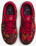 Nike SB - Kids Dunk Low Pro QS (PS) Shoes | Varsity Red (Wizard Of Oz)