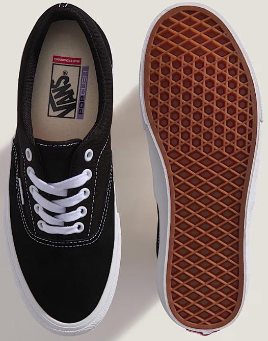 Vans - Skate Era Shoes | Black White – Plusskateshop.com