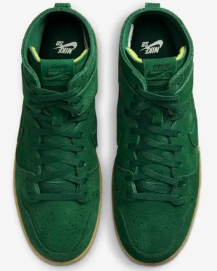 Nike fashion sb dunk high green