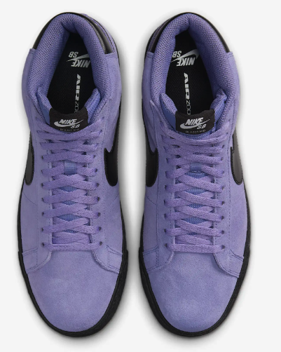 Nike SB - Blazer Mid Shoes | Dusty Purple Black – Plusskateshop.com