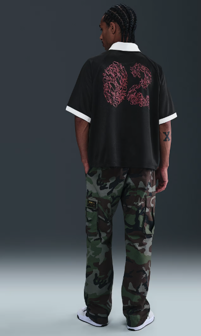 Nike SB - Dri-Fit Jacquard Skate Jersey | Black Red