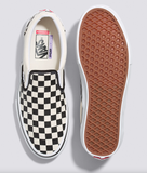 Vans - Skate Slip-On Shoes | Black Off White (Checkerboard)