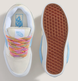 Vans - Knu Skool Shoes | Beige Blue (Oversized Lace)