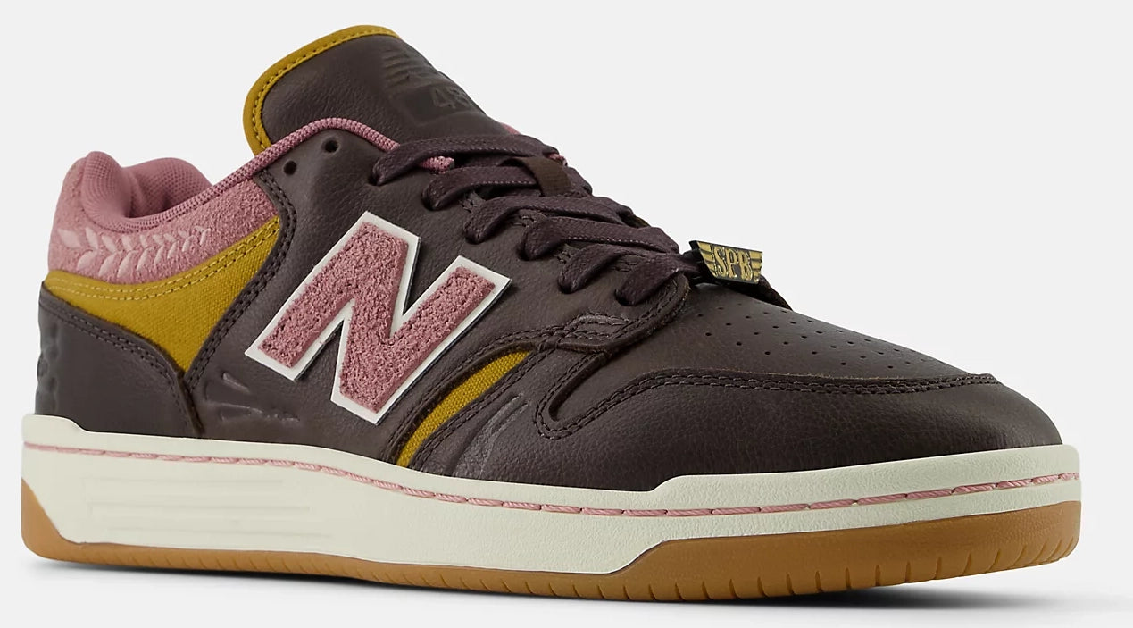 Pink and brown new balance best sale