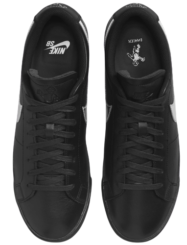 Nike SB - Blazer Low QS Shoes | Black Silver (Dancer