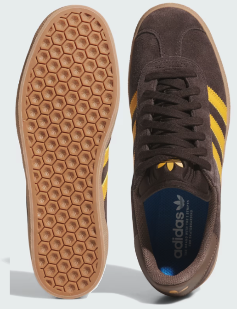 Adidas - Gazelle ADV Shoes | Brown Earth Gum Plusskateshop.com Adidas - Gazelle ADV Shoes | Brown Earth Gum Plusskateshop.com