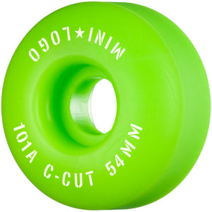 Mini Logo - C-Cut 54mm 101a Wheels | Green