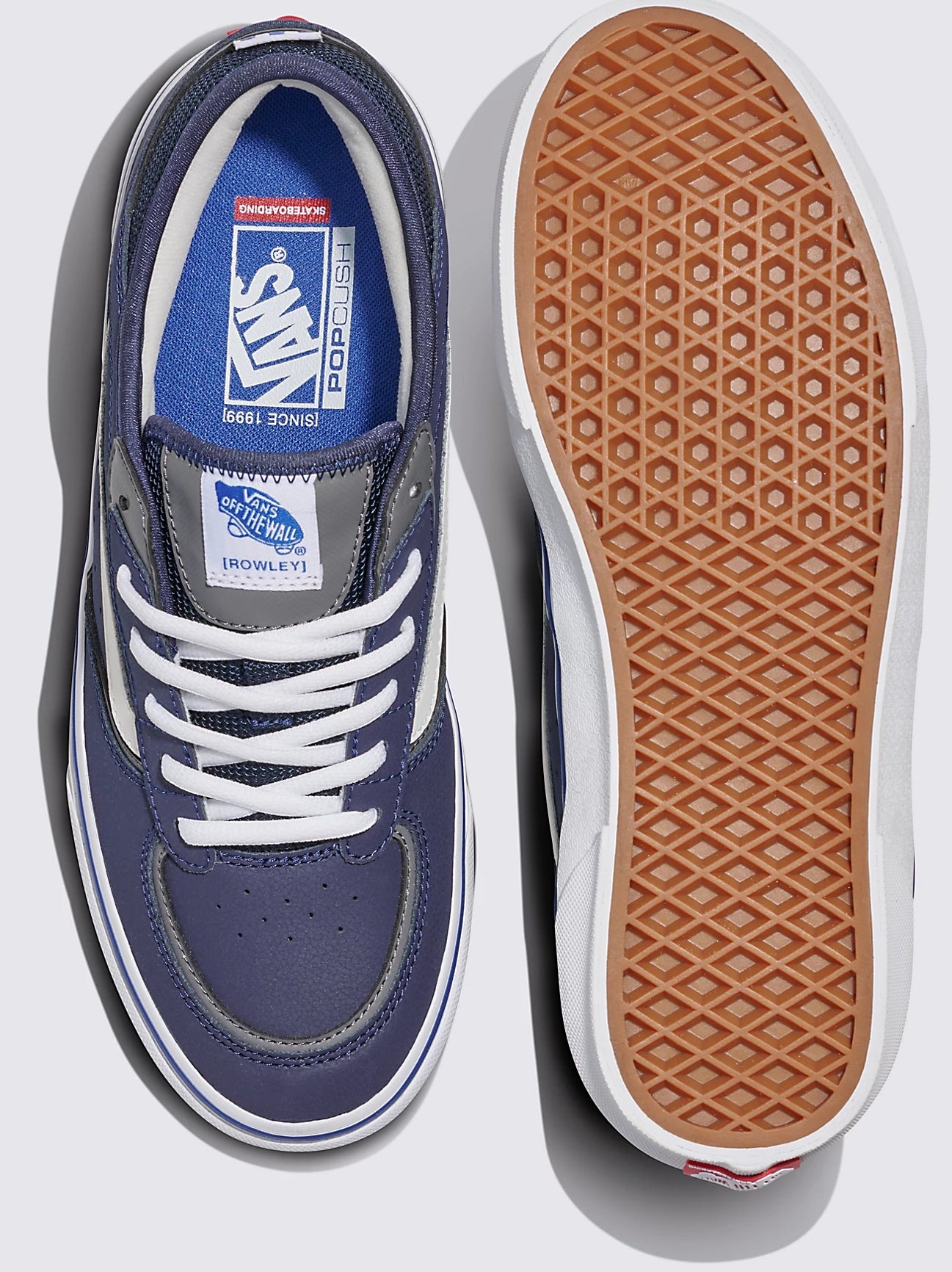 国内配送 VANS SKATE ROWLEY 25TH NAVY/GUM Vans Skate Rowley XLT 25th Anniversary Navy/Gum – Eastern
