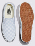 Vans - Classic Slip-On Shoes | Halogen Blue (Checkerboard)