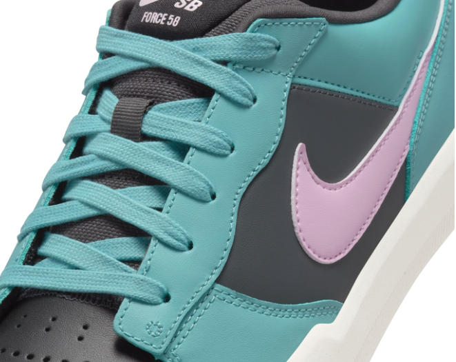 Nike SB - Force 58 Premium Shoes | Turquoise Pink Foam  display picture 1