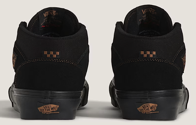 Vans - Skate Half Cab Shoes | Black Black Brown – Plusskateshop.com