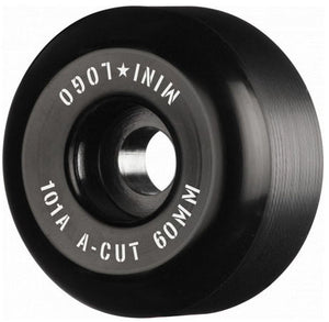 Mini Logo - A-Cut 60mm 101a Wheels | Black
