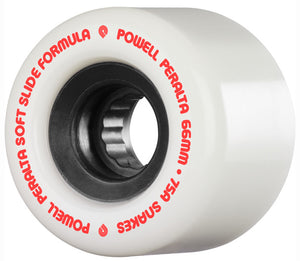 Powell Peralta - Snakes Soft Slide 66mm 75a Wheels | White