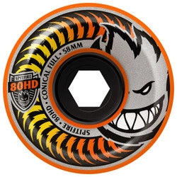 Spitfire - 80HD Conical Full 58mm 80d Wheels | Fade Orange