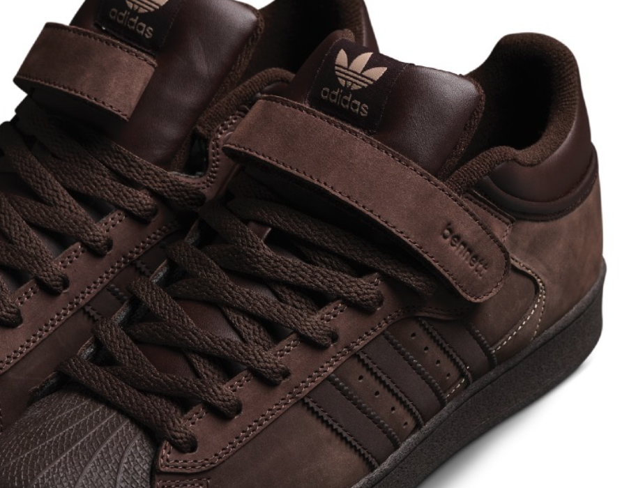 Adidas Pro Shell ADV x Niels Bennett Shoes Dark Brown Plusskateshop