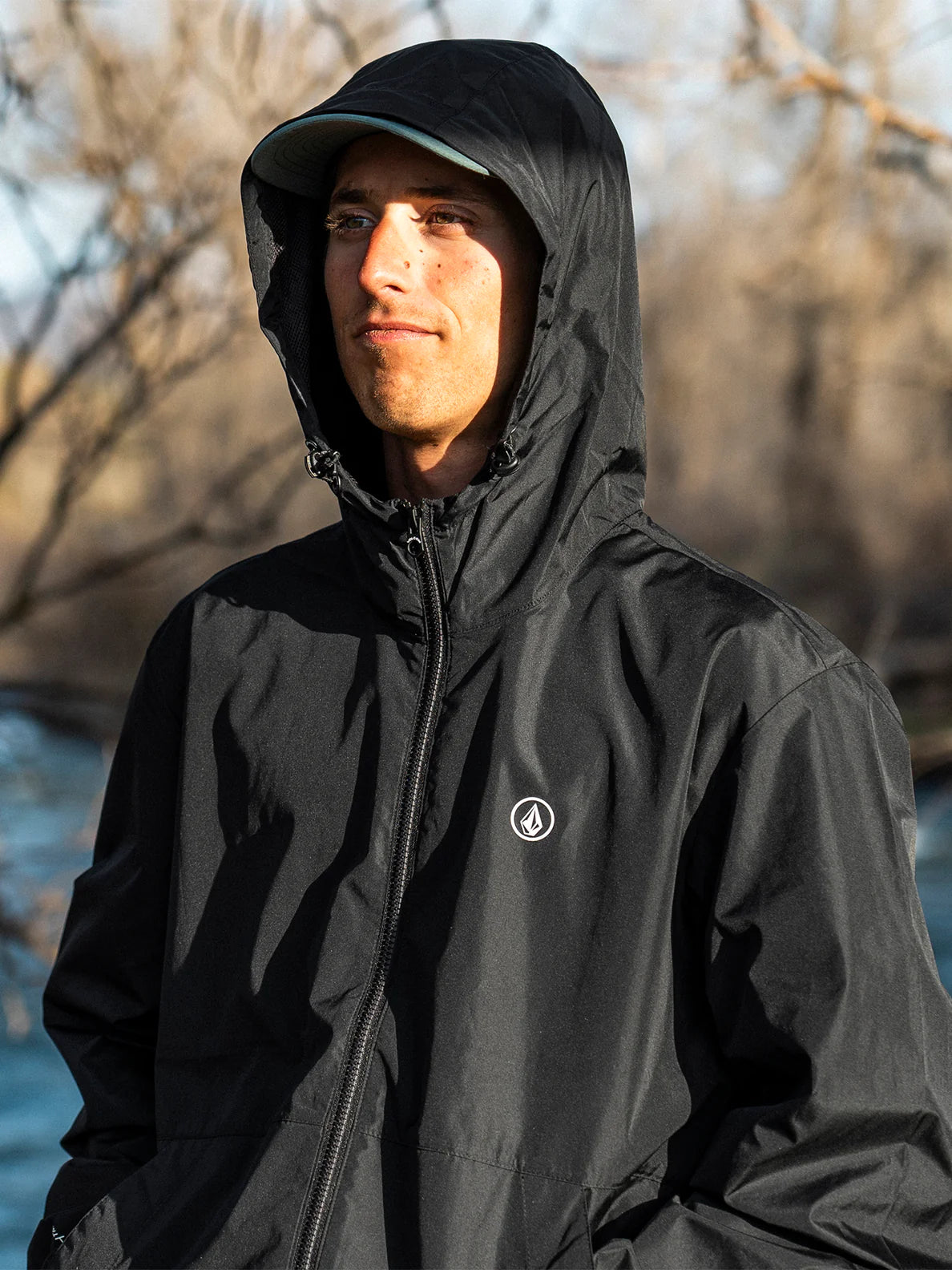 Volcom - Phase 91 Hooded Jacket | Black – Plusskateshop.com