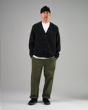 War Saw - Monogram Cardigan | Black
