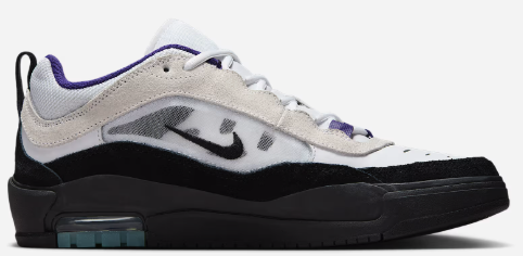 Nike SB - Air Max Ishod Shoes | White Black Purple