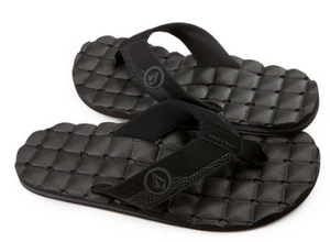 Volcom - Recliner Sandals | Black Destructo