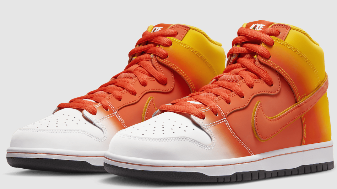 Nike SB Dunk High Pro Shoes Amarillo Orange Sweet Tooth Plusskateshop