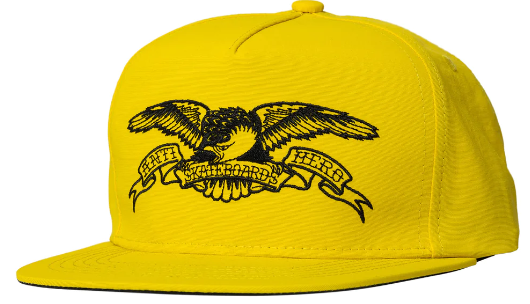 Antihero - Basic Eagle Snapback Hat | Mustard