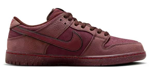 Nike SB - Dunk Low Premium Shoes | Burgundy Crush (City Of Love)