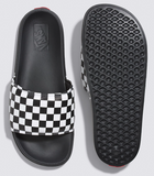 Vans - La Costa Slide | Black True White (Checkerboard)