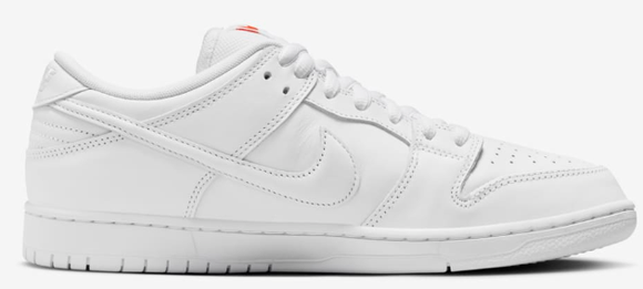 Nike SB - Dunk Low Pro Shoes | White White (Triple White)