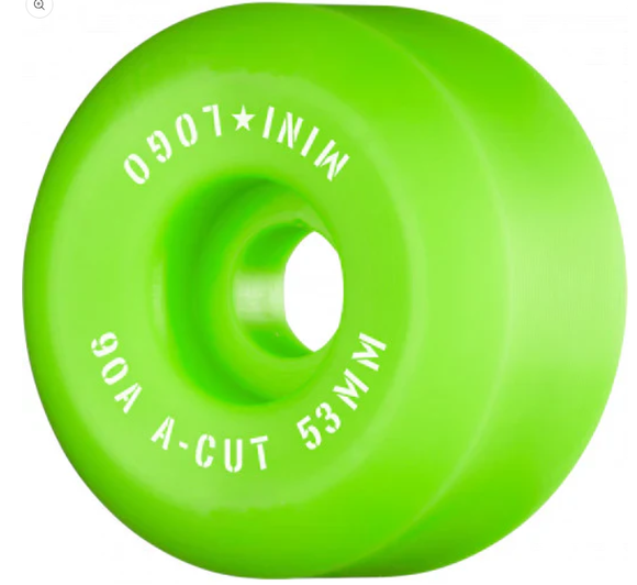 Mini Logo - A-Cut 53mm 101a Wheels | Green