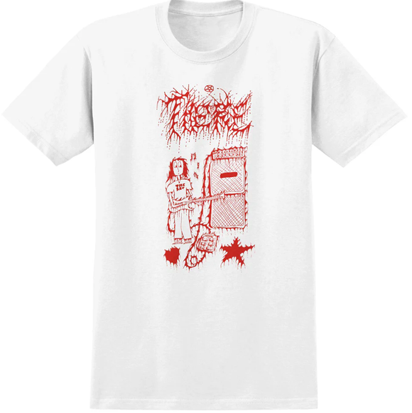 There - Loud Stacked Tee | White
