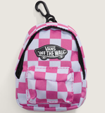 Vans - Old Skool Micro Backpack Keychain | Pink Checkerboard