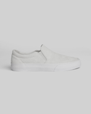 War Saw - Stranger Slip-On Shoes | White White (Suede)