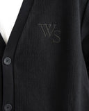War Saw - Monogram Cardigan | Black