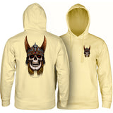 Powell Peralta - Anderson Skull Hooded Sweatshirt | Light Yellow