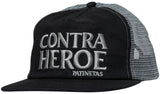 Antihero - Contra Heroe Snapback Hat | Black