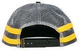 Antihero - Basic Eagle Snapback Hat | Black Charcoal Yellow