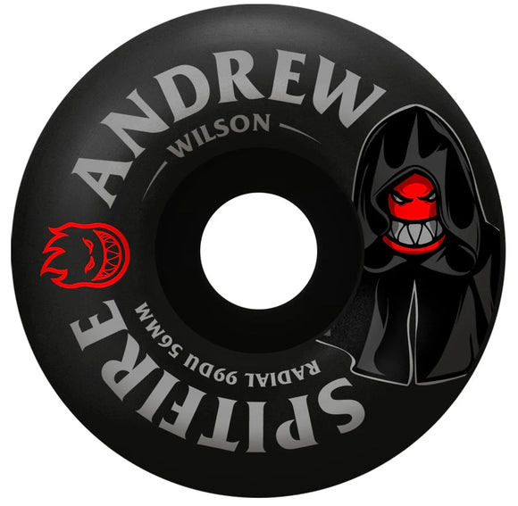 Spitfire - Wilson Burn Squad F4 Radials 56mm 99d Wheels | Black