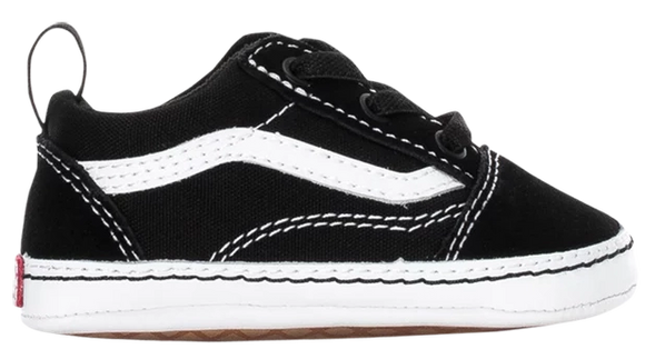 Vans - Infant Old Skool Crib Shoes | Black White