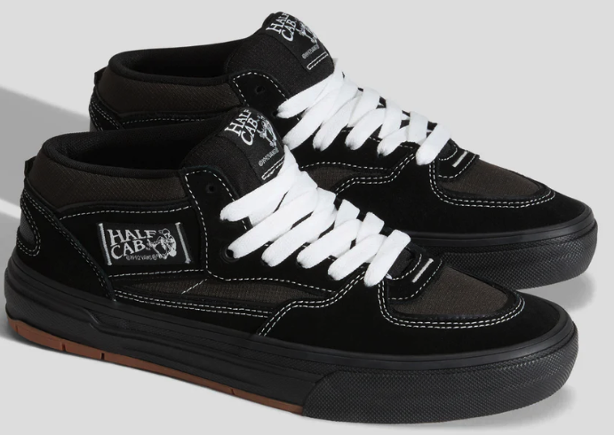 Vans - Skate Half Cab Wafflecup Shoes | Black – Plusskateshop.com