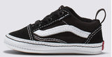 Vans - Infant Old Skool Crib Shoes | Black White