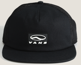 Vans - Sidestripe Unstructured Trucker Hat | Black