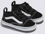 Vans - Infant Old Skool Crib Shoes | Black White