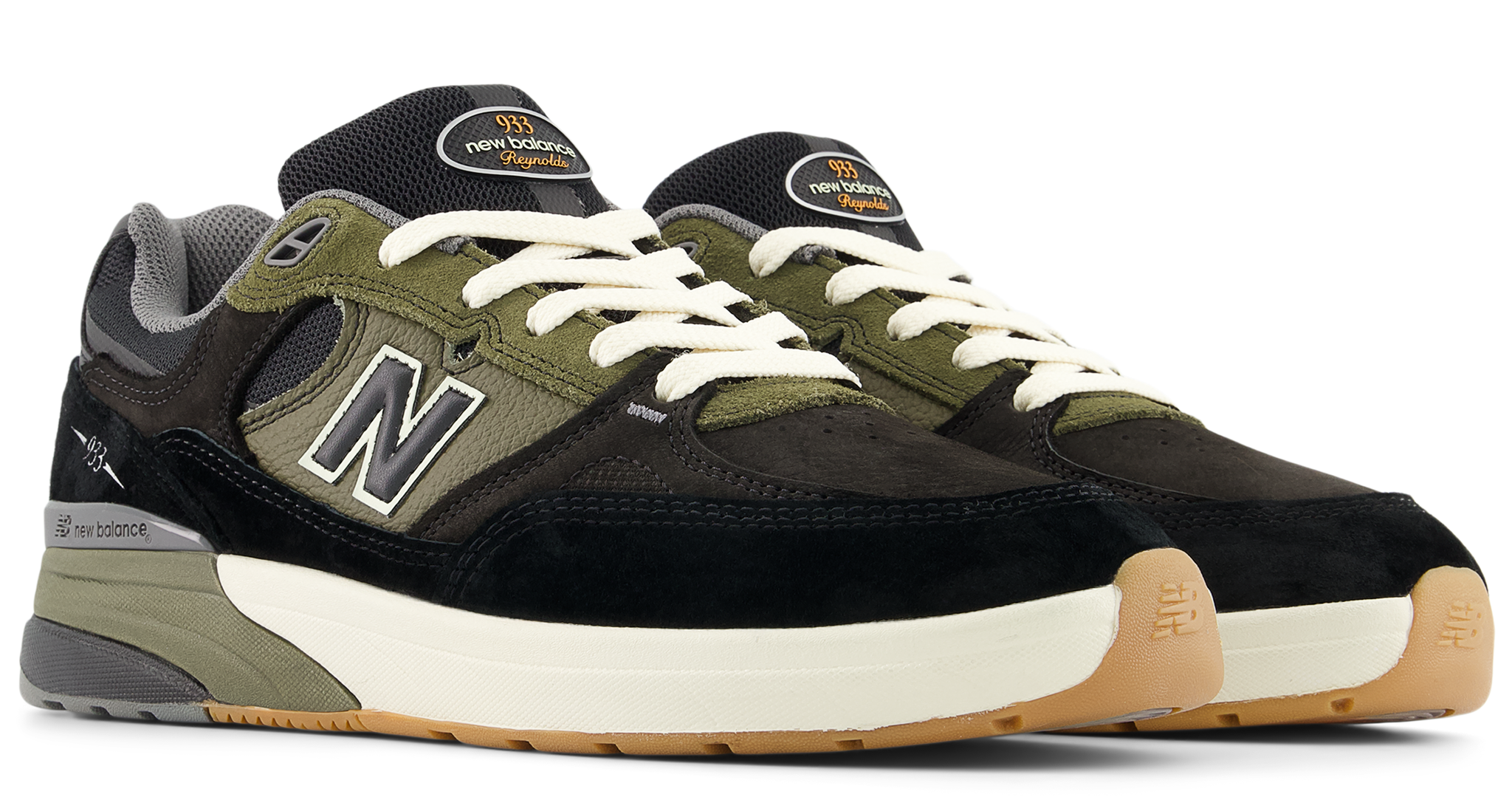 New Balance - Numeric Andrew Reynolds 933 Shoes | Black Olive 