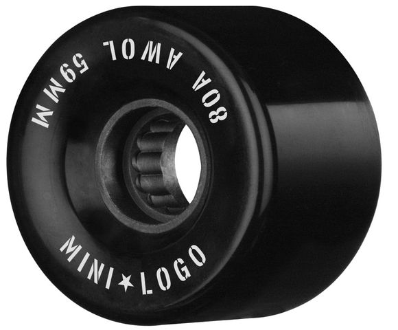 Mini Logo - AWOL 59mm 80a Wheels | Black