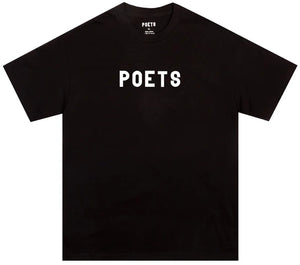 Poets - OG Poets Flocked Tee | Black