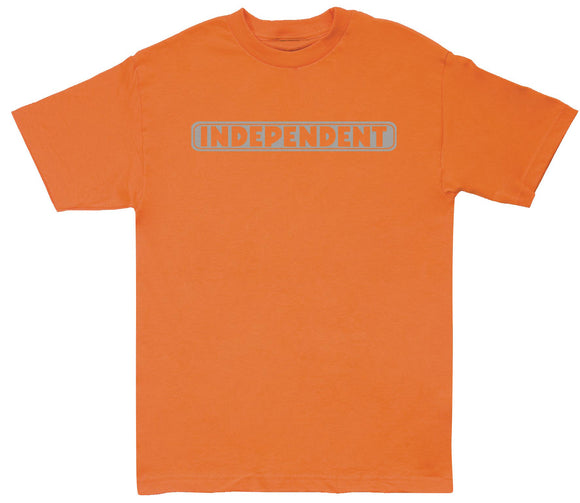 Independent - Bar Logo Tee | Orange (Reflective)