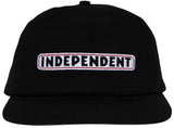 Independent - Bar Snapback Hat | Black