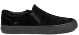 War Saw - Stranger Slip-On Shoes | Black Black (Suede)
