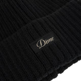 Dime - Cursive Rib Beanie | Black