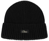 Dime - Cursive Rib Beanie | Black